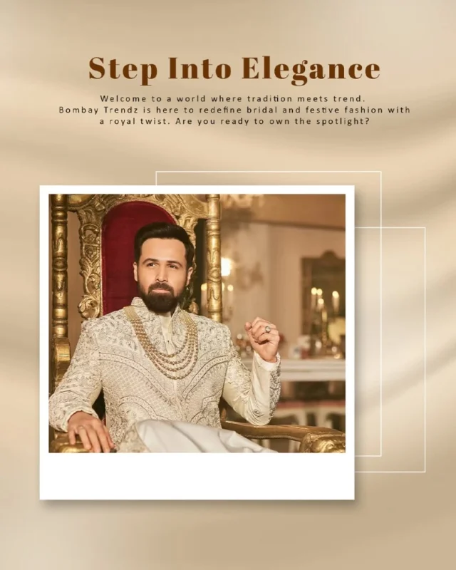 ✨ Step Into Elegance ✨

Royal, refined, and ready for the spotlight — Bombay Trendz redefines what it means to dress like royalty.
From regal sherwanis to bridal masterpieces, every thread tells a story of tradition with a modern edge.

📍 Catch us at the Montreal Shaadi Show 10
🗓️ 13th April | ⏰ 12–8 PM | 📌 Plaza Volare, Montreal

Are you ready to wear the crown of style?

#BombayTrendz #RoyalWear #ShaadiStyle #MontrealShaadiShow #BridalFashion #GroomGoals #StepIntoElegance #DesiLuxury #IndianWeddingWear #TraditionMeetsTrend
