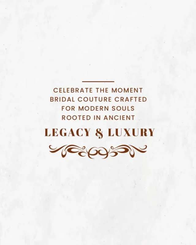 At Bombay Trendz, we weave ancient legacy into modern couture. Celebrate your forever moment in bridal elegance, crafted for souls who cherish tradition with a touch of luxury. ✨

#BombayTrendz #BridalCouture #LegacyAndLuxury #ModernBrides #TimelessElegance #BridalWearGoals #IndianCouture #LuxuryBridalFashion #TraditionMeetsTrend #CelebrateWithBombayTrendz #BridalDiaries #WeddingGoals2025
